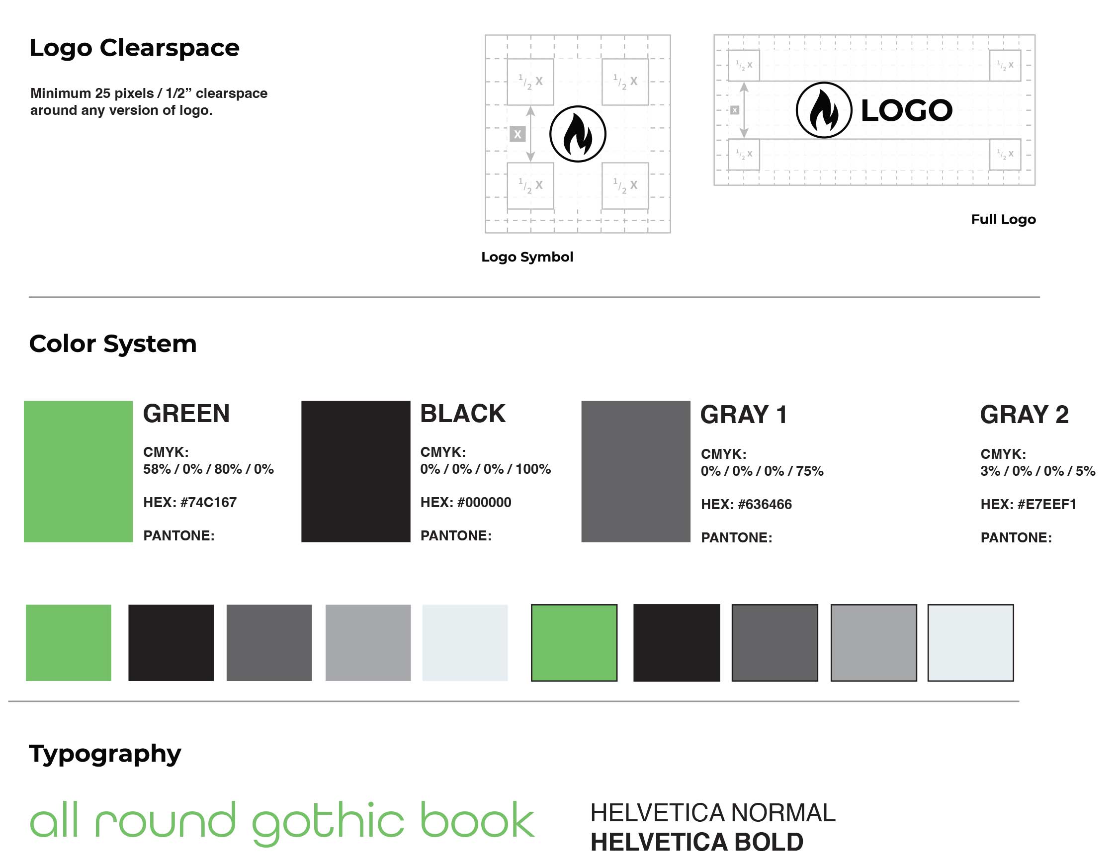 Brand guidelines can include colors, styles, typography and much more